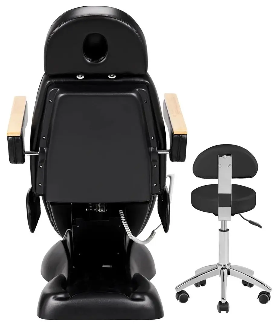 Fotoliu cosmetologic Sillon Lux 273B + taburet Sillon 304 (Black)