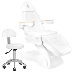 Fotoliu cosmetologic Sillon Lux 273B + taburet Sillon 304 (White) Thumb