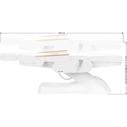 Fotoliu cosmetologic Sillon Lux 273B + taburet Sillon 304 (White) Thumb