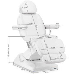 Fotoliu cosmetologic Sillon Luxury 3 150222 (White) Thumb