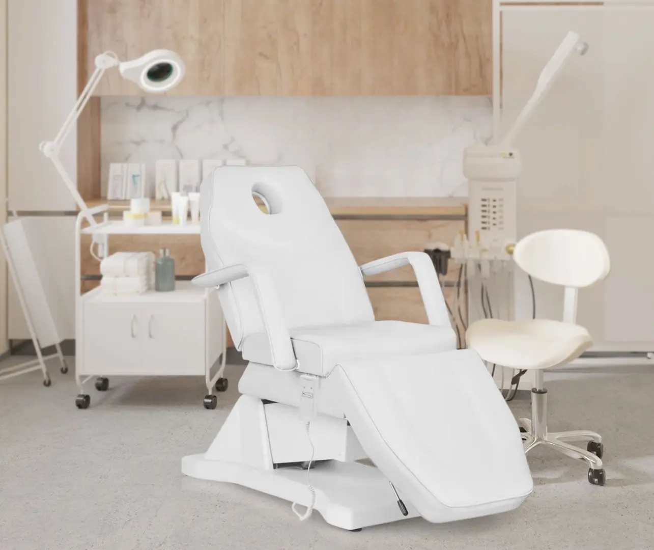 Fotoliu cosmetologic Sillon Soft (White)