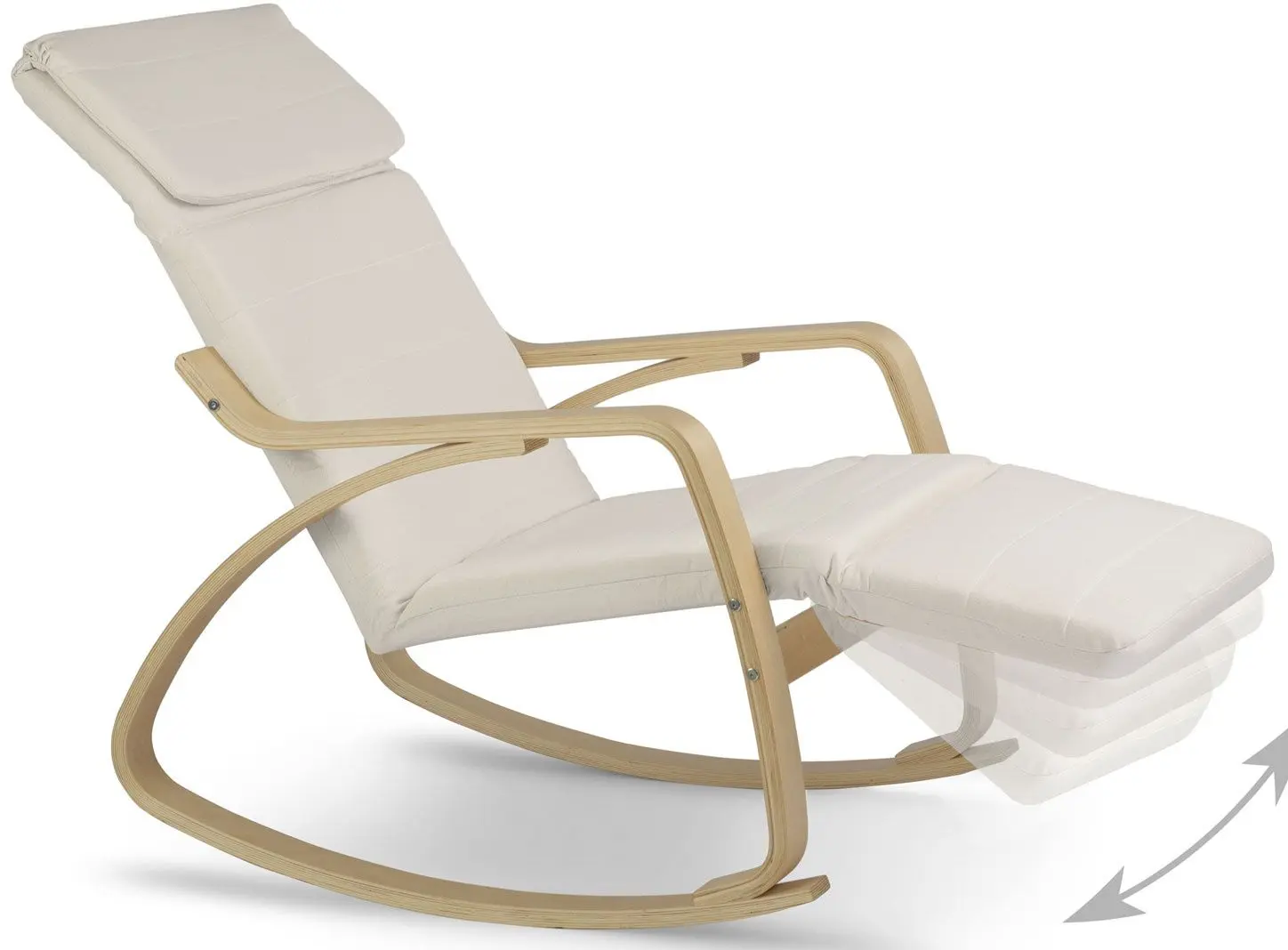 Fotoliu balansoar Sofotel Suzi (Beige)