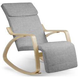 Fotoliu balansoar Sofotel Suzi (Light Grey) Thumb