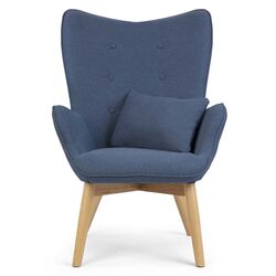 Кресло с подставкой для ног Sofotel Norse (Blue/Natural) Thumb
