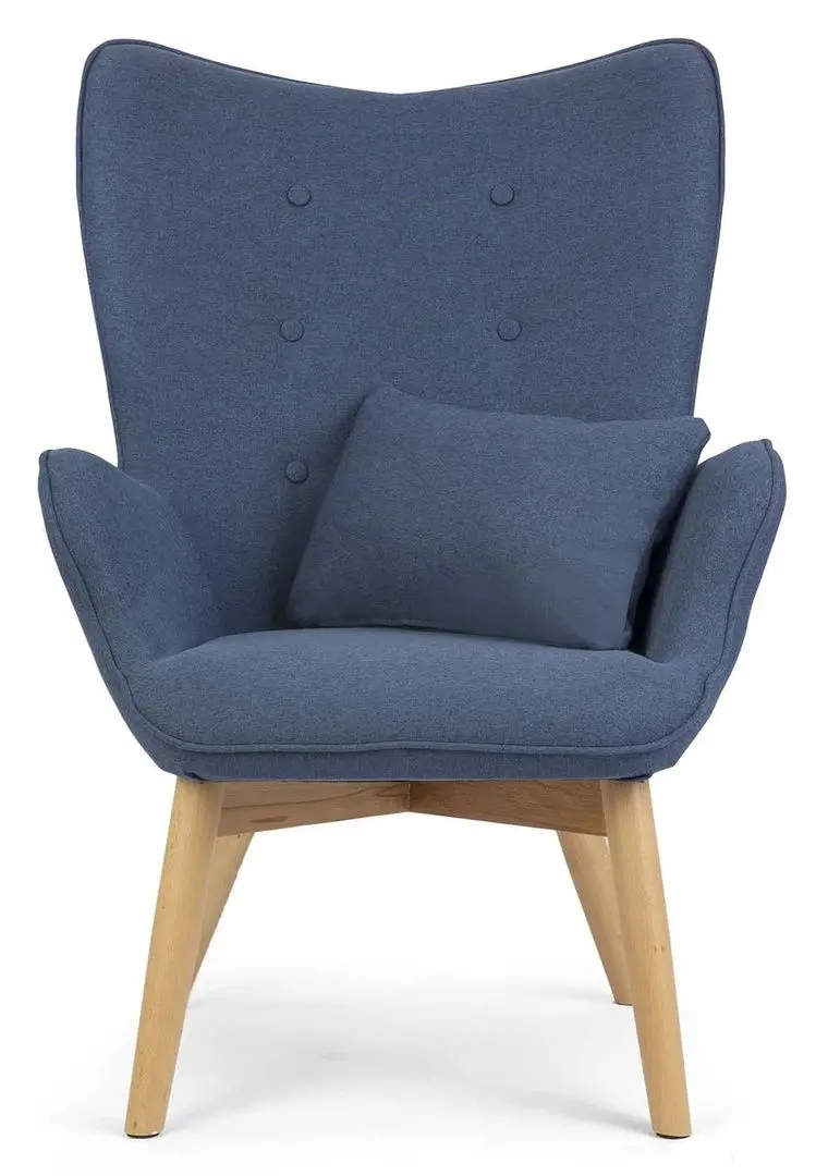 Кресло с подставкой для ног Sofotel Norse (Blue/Natural)