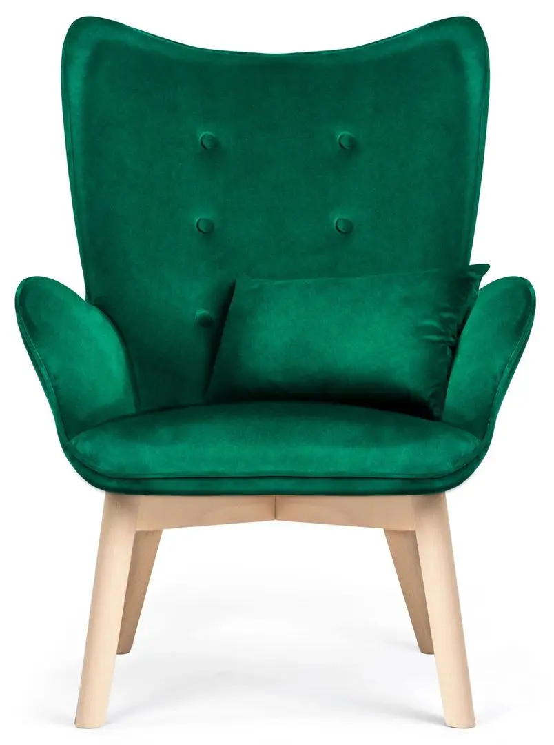 Fotoliu cu suport pentru picioare Sofotel Norse (Green)