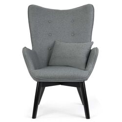 Кресло с подставкой для ног Sofotel Norse (Grey/Black) Thumb