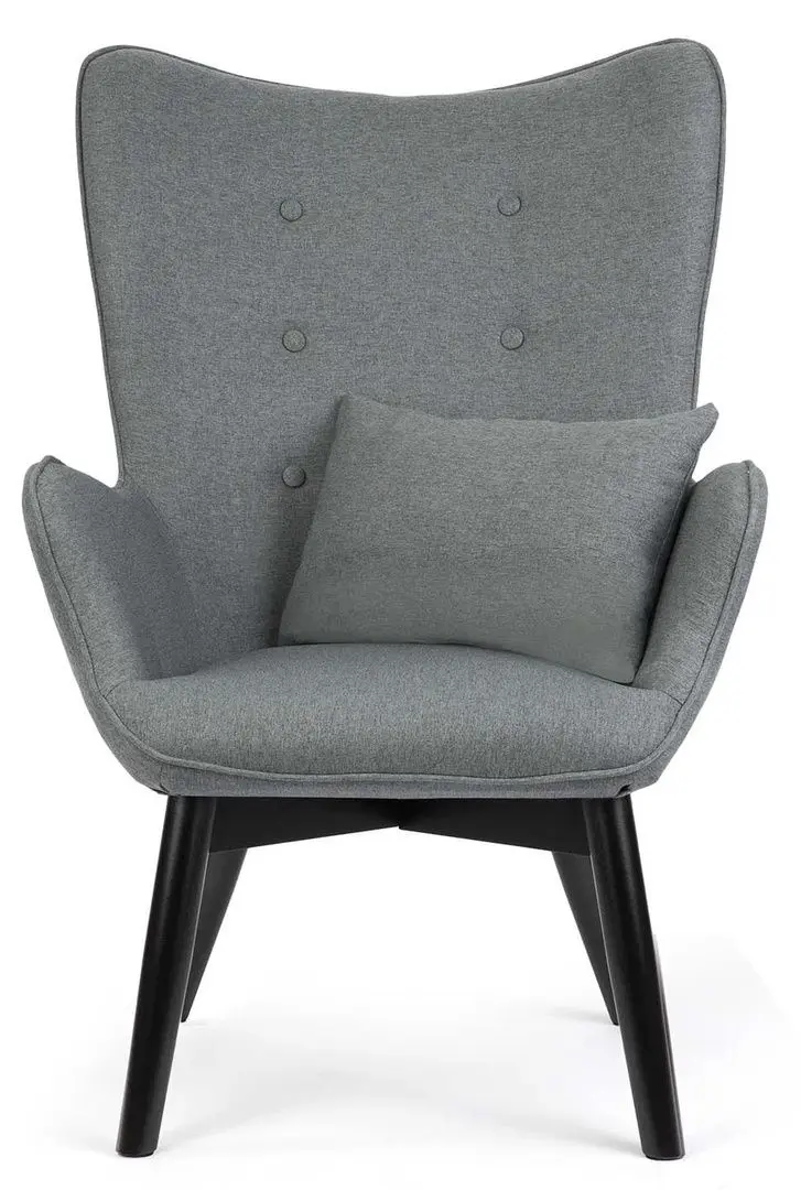 Кресло с подставкой для ног Sofotel Norse (Grey/Black)