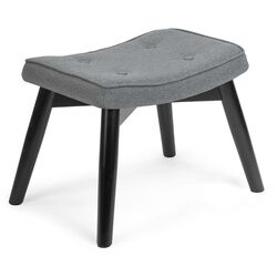 Кресло с подставкой для ног Sofotel Norse (Grey/Black) Thumb