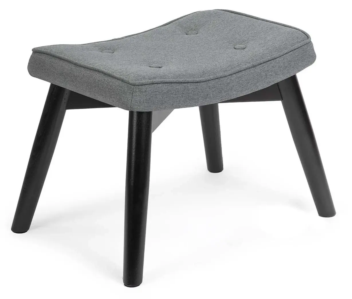 Кресло с подставкой для ног Sofotel Norse (Grey/Black)