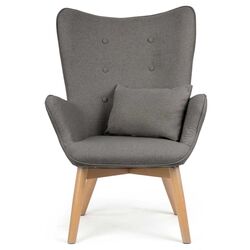 Кресло с подставкой для ног Sofotel Norse (Grey/Natural) Thumb