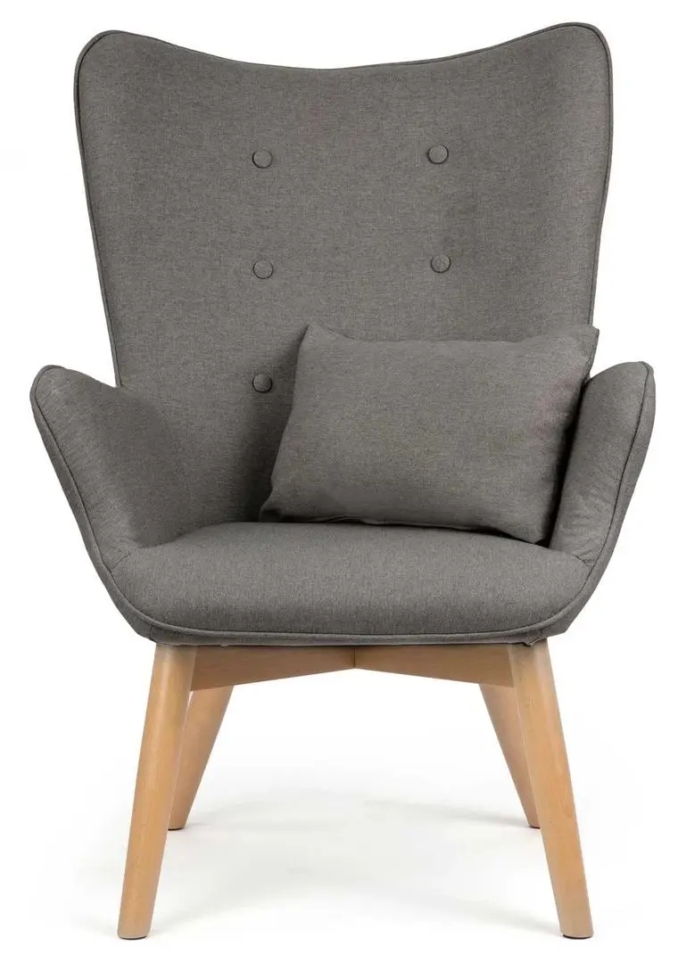 Кресло с подставкой для ног Sofotel Norse (Grey/Natural)