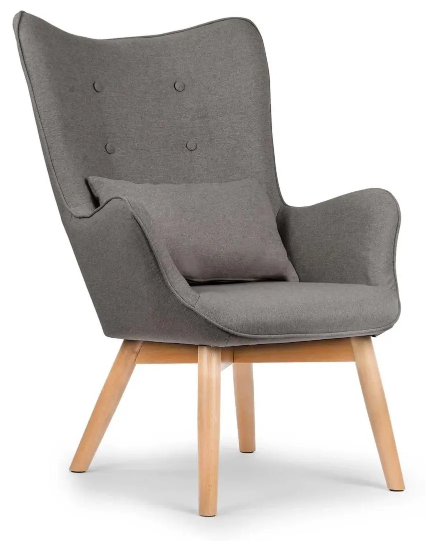 Кресло с подставкой для ног Sofotel Norse (Grey/Natural)