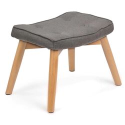 Кресло с подставкой для ног Sofotel Norse (Grey/Natural) Thumb