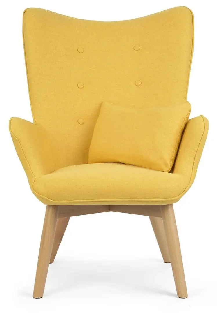 Fotoliu cu suport pentru picioare Sofotel Norse (Yellow)