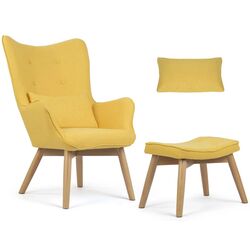 Fotoliu cu suport pentru picioare Sofotel Norse (Yellow) Thumb