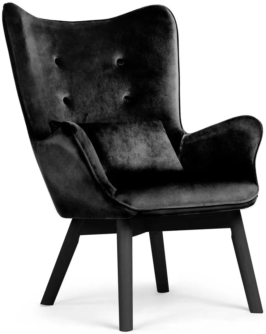 Fotoliu cu suport Sofotel Norse (Black)