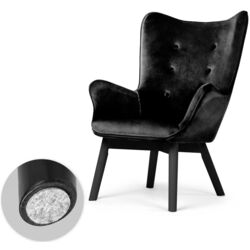 Fotoliu cu suport Sofotel Norse (Black) Thumb