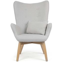 Кресло с подставкой Sofotel Norse (Light Grey/Wood) Thumb