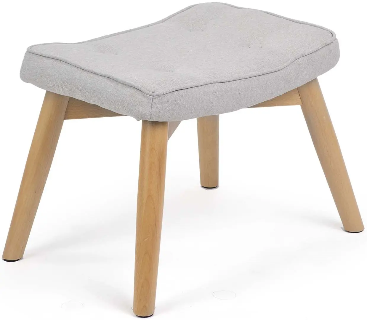 Кресло с подставкой Sofotel Norse (Light Grey/Wood)