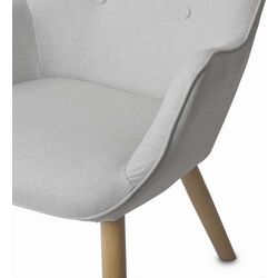 Кресло с подставкой Sofotel Norse (Light Grey/Wood) Thumb