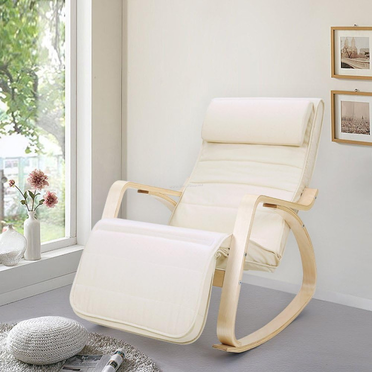 Fotoliu balansoar Songmics LYY10M (Beige)