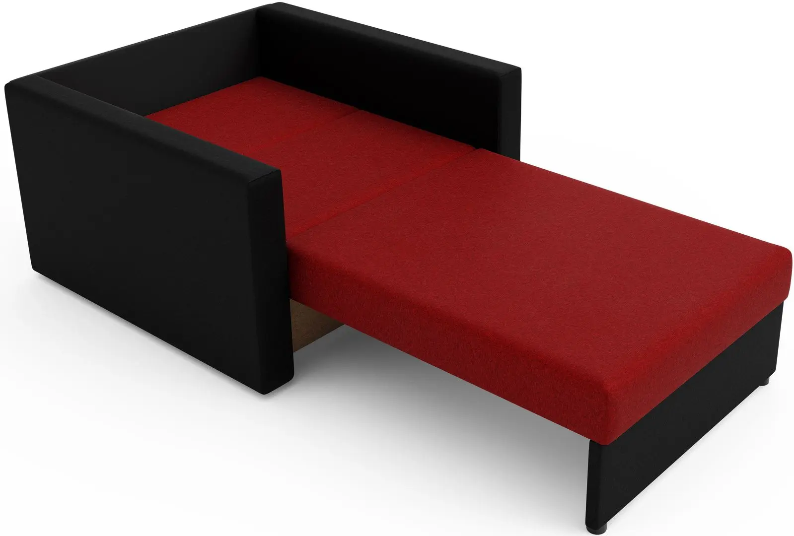 Fotoliu Space Meble Amerykanka Heven 80 Sawana 13/Sawana 14 (Red/Black)