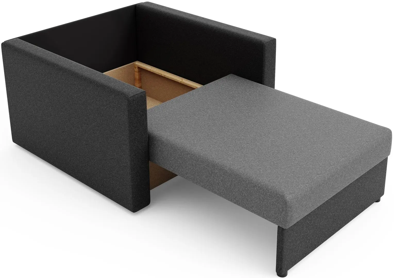 Fotoliu Space Meble Amerykanka Heven 80 Sawana 21/Sawana 05 (Gray/Gray Dark)