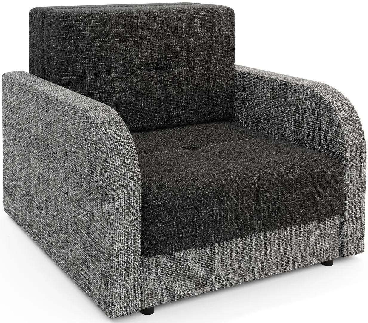 Fotoliu Space Meble Amerykanka Twice 80 Kornet 10/Kornet 02 (Black/Gray) - 5