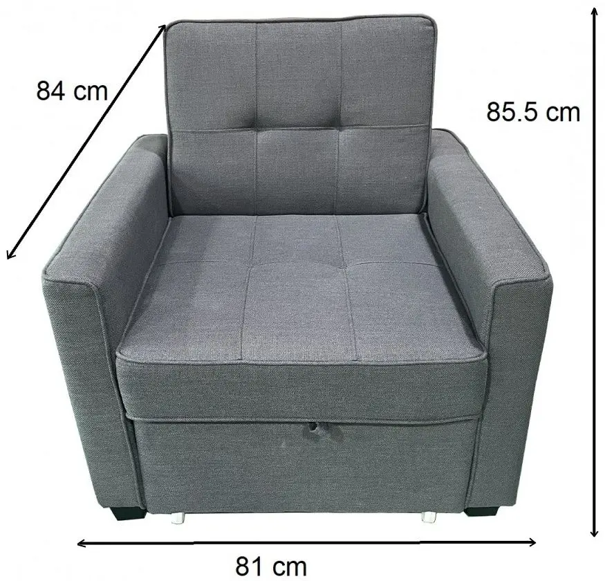 Fotoliu Studio Casa Confort Smart Living Set A (Gray Dark) - 2