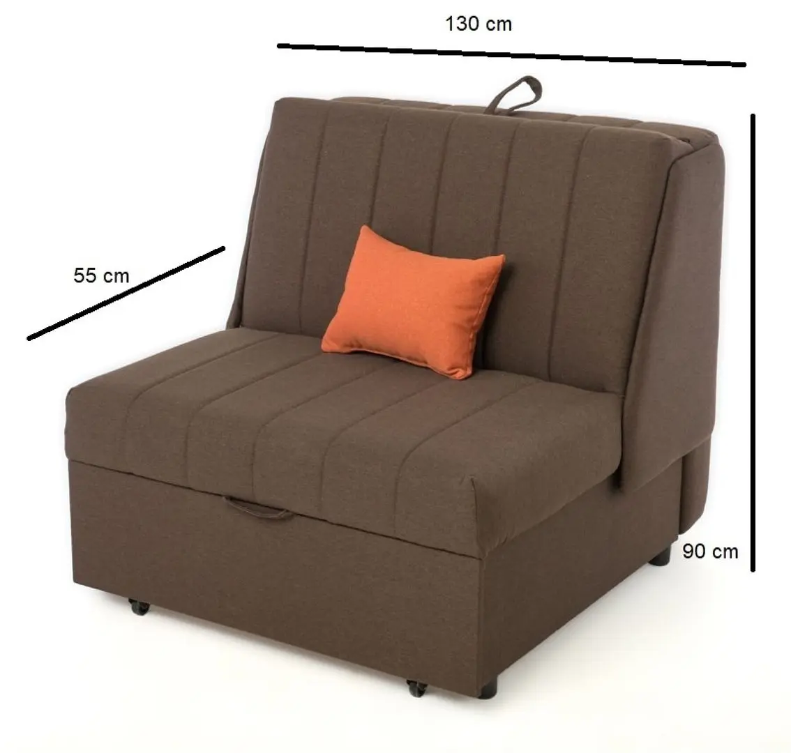 Fotoliu Studio Casa Smart Living Maxi Pek (Brown) - 2