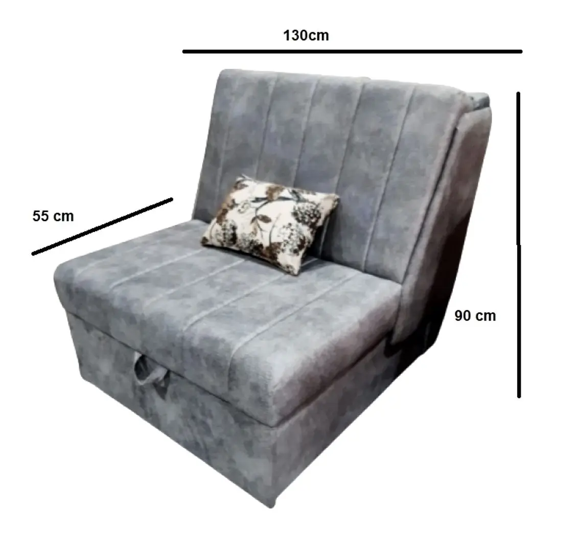 Fotoliu Studio Casa Smart Living Maxi Pek (Grey) - 3