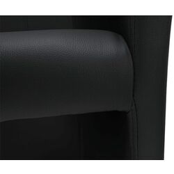 Fotoliu dublu Tempo Kondela Cuba Leather (Black) Thumb