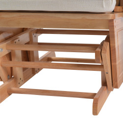 Fotoliu balansoar cu otoman Tempo Kondela Hamond (Oak/Cream) Thumb