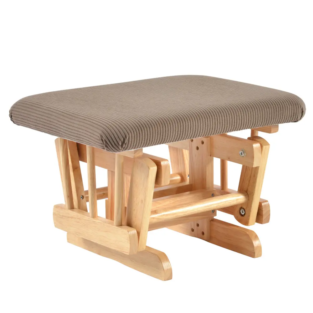 Fotoliu balansoar cu otoman Tempo Kondela Stadil (Oak/Brown) - 11