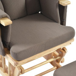 Fotoliu balansoar cu otoman Tempo Kondela Stadil (Oak/Brown) Thumb
