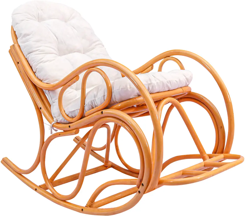 Кресло-качалка Tempo Kondela Agaton (Honey/Beige) - 2