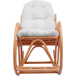 Кресло-качалка Tempo Kondela Agaton (Honey/Beige) Thumb