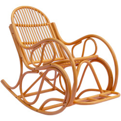 Кресло-качалка Tempo Kondela Agaton (Honey/Beige) Thumb