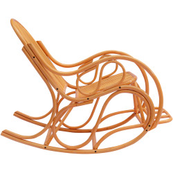 Кресло-качалка Tempo Kondela Agaton (Honey/Beige) Thumb