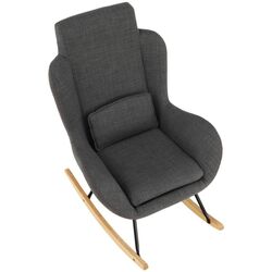Fotoliu balansoar Tempo Kondela Harper (Gray) Thumb