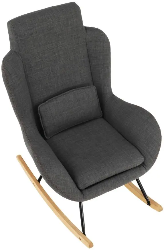 Fotoliu balansoar Tempo Kondela Harper (Gray)