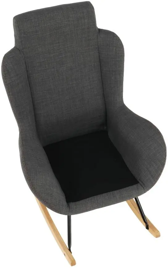 Fotoliu balansoar Tempo Kondela Harper (Gray)