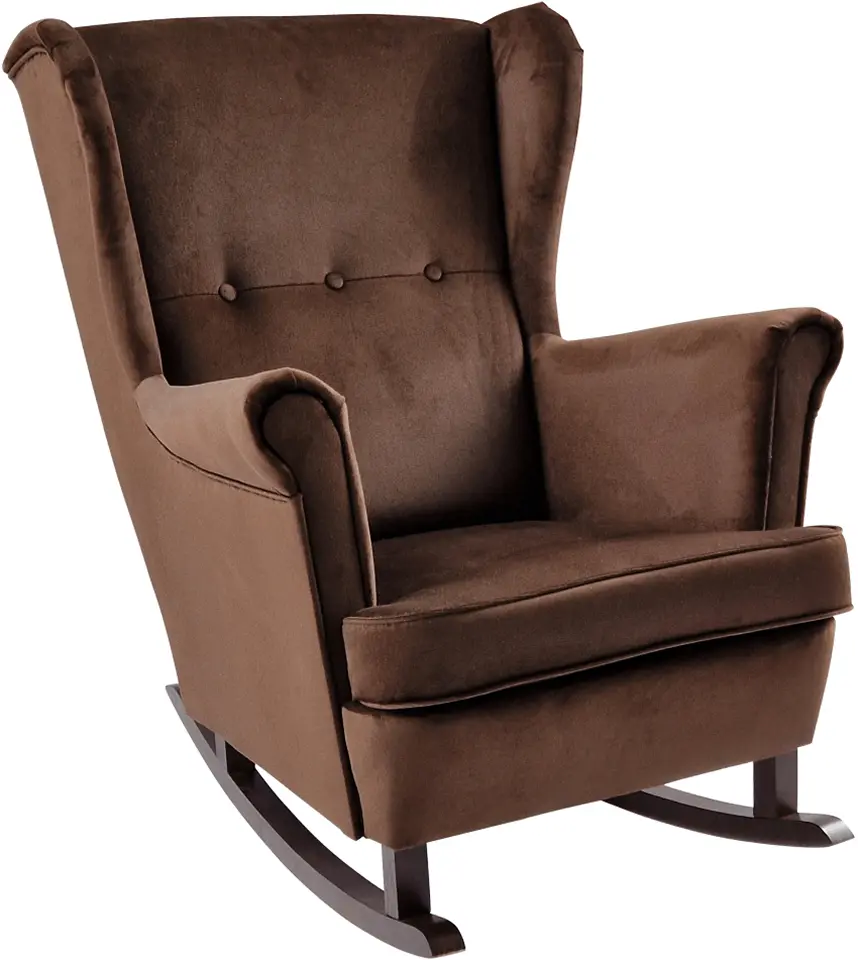Кресло-качалка Tempo Kondela Teja (Brown/Walnut)