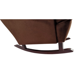 Кресло-качалка Tempo Kondela Teja (Brown/Walnut) Thumb