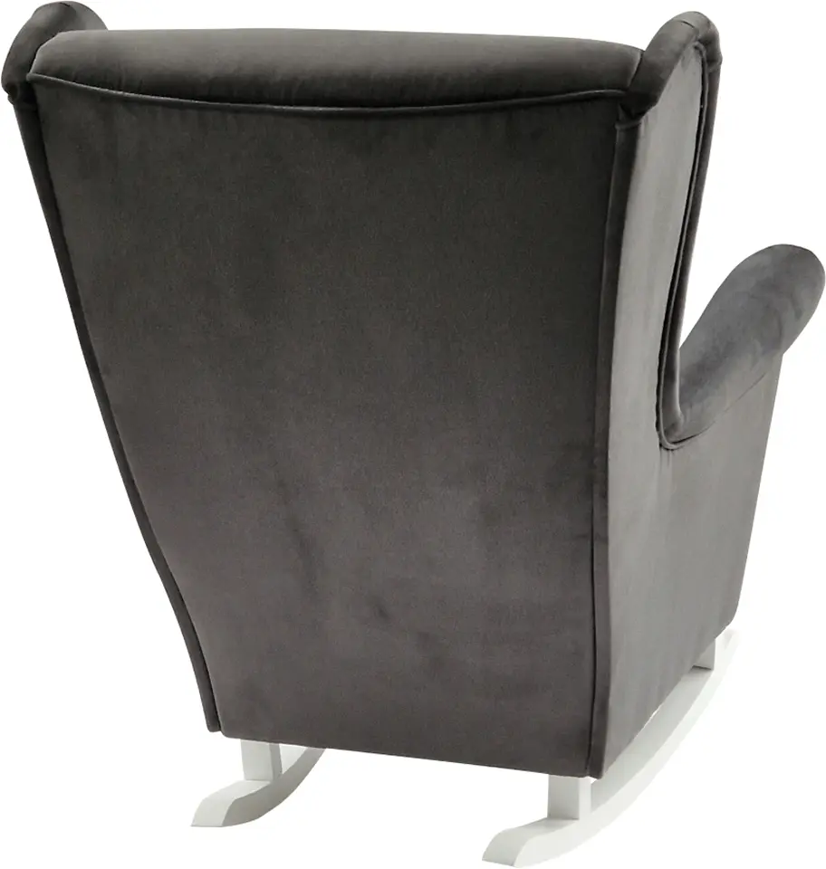 Кресло-качалка Tempo Kondela Teja (Dark Gray/White)