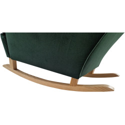 Кресло-качалка Tempo Kondela Teja (Green/Beech) Thumb