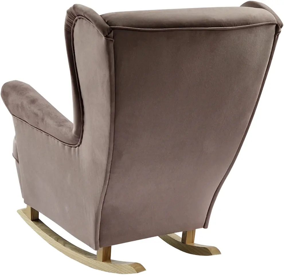 Кресло-качалка Tempo Kondela Teja (Pink/Beech)