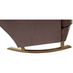 Кресло-качалка Tempo Kondela Teja (Pink/Beech) Thumb