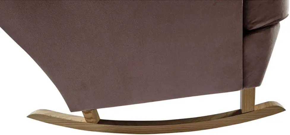 Кресло-качалка Tempo Kondela Teja (Pink/Beech)